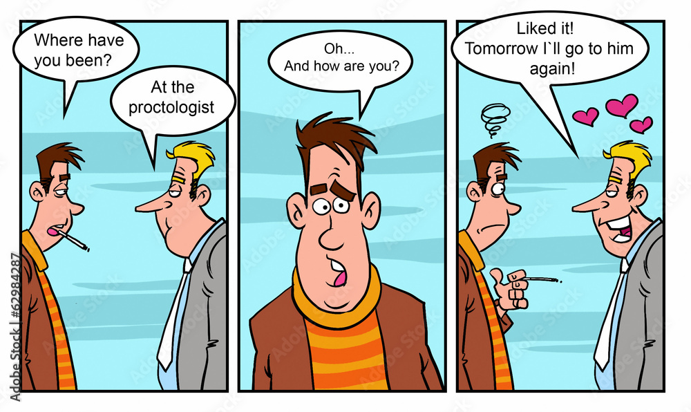 Illustrazione Stock Adult comics strip 5 | Adobe Stock