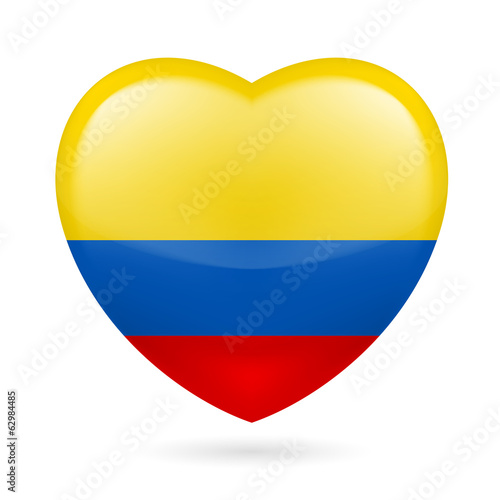 Free Download Heart icon of Colombia - GFXLoad
