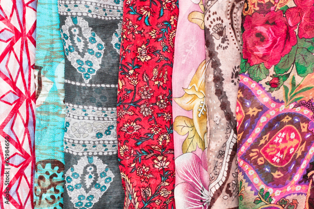 Colorful scarves Colorful scarves