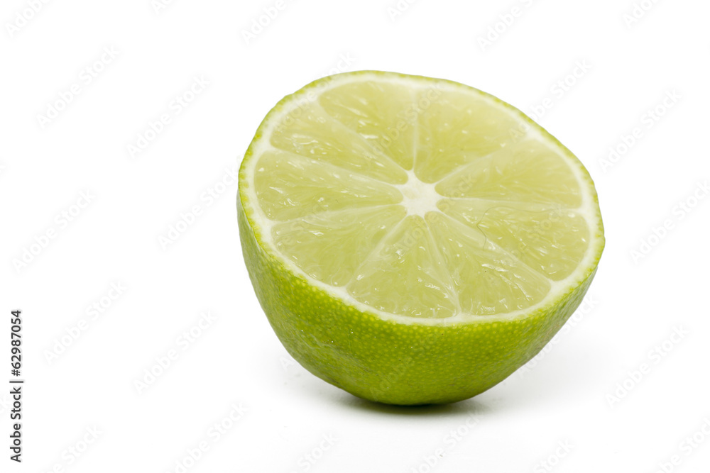 lime fruit isolated on a white background. lime fruit isolated on a white background.