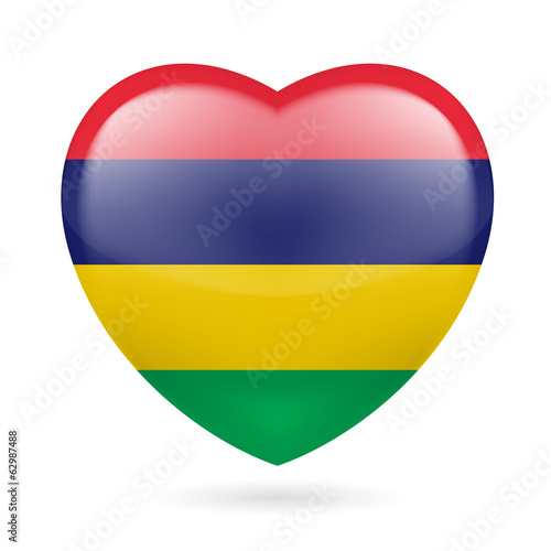 Heart icon of Mauritius Free Download Heart icon of Mauritius - GFXLoad