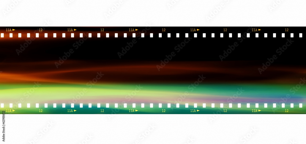 color film strip background and texture