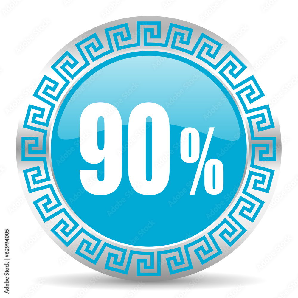 90 percent icon 90 percent icon