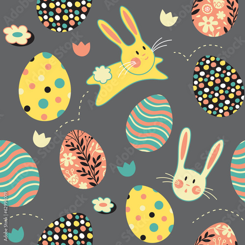 Easter Bunny Egg Repeat Pattern