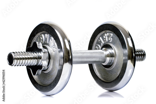 chrome dumbbell equipment 