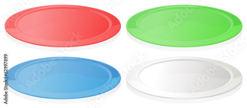 Colorful plates