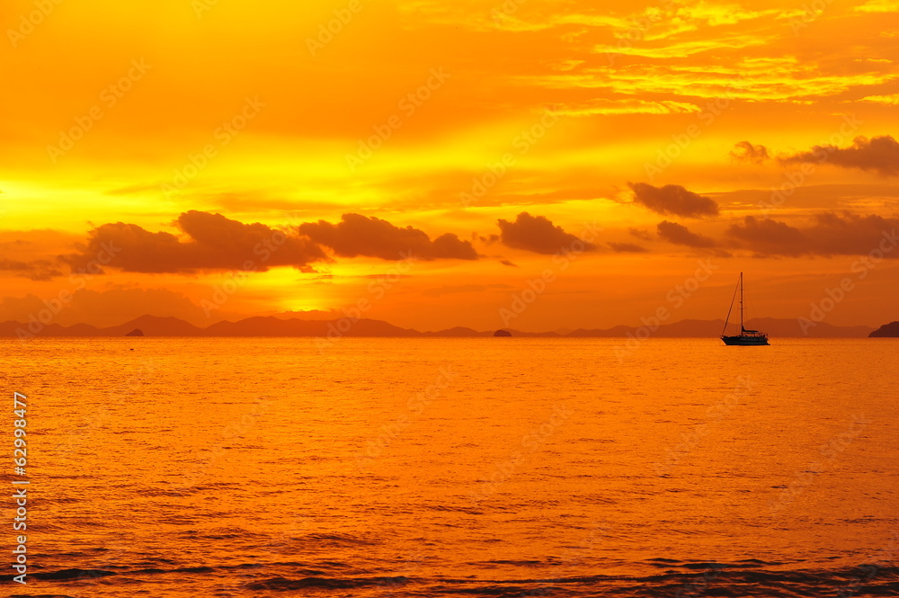 Sea Sunset and Cloudscape Sea Sunset and Cloudscape