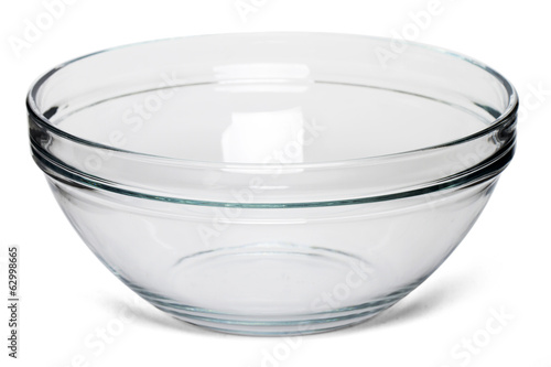  empty salad bowl isolated on a white background.