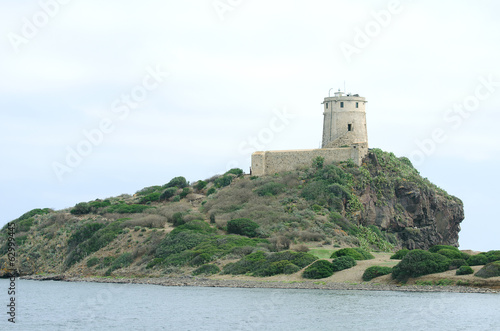 Fortress on the hill on the peninsula. © M-Production