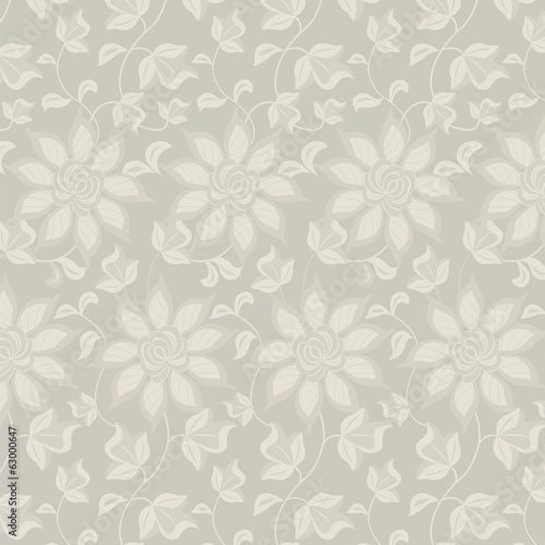 Floral abstract background, seamless