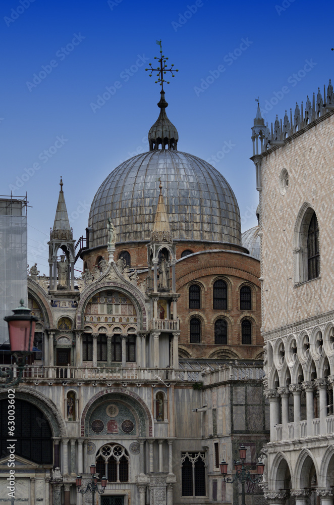 Basilica on St. Mark's square in Venice