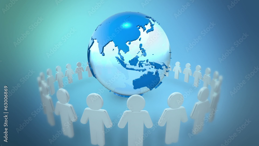 People Holding Hands Around Earth People Holding Hands Around Earth