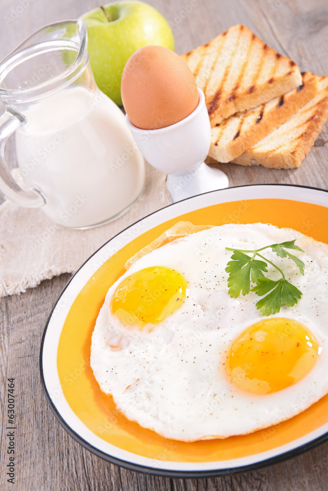 fried egg and toast fried egg and toast