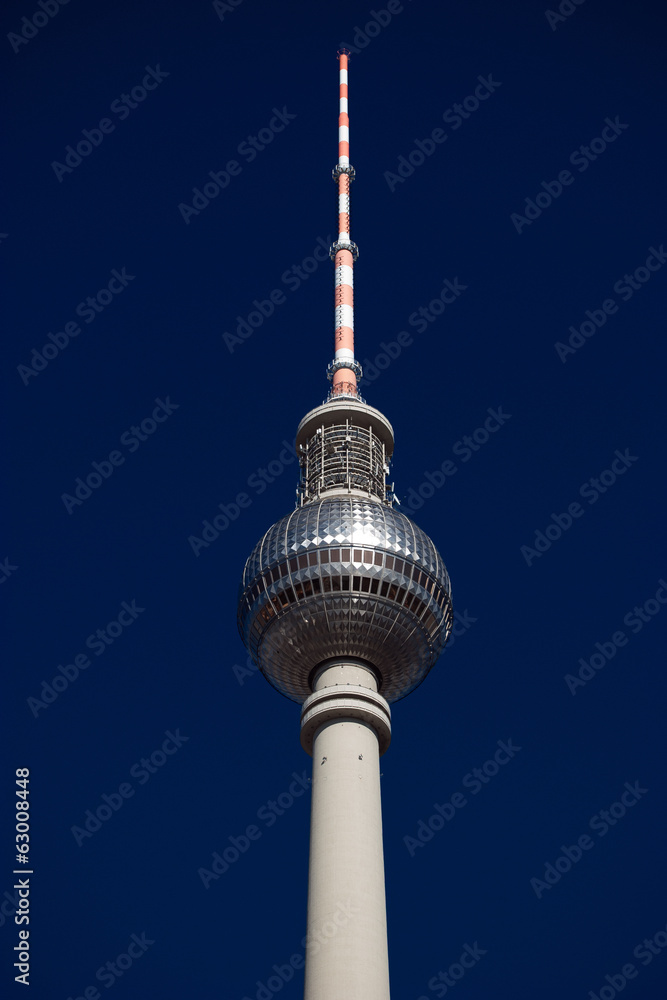 Obraz premium Berliner Fernsehturm – Kuppel