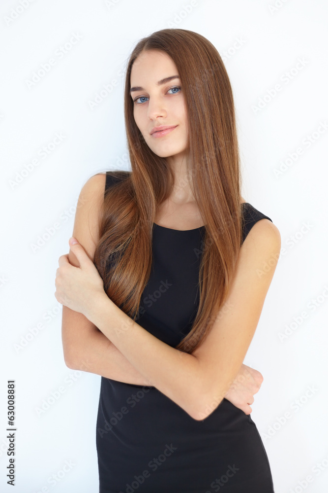 Portrait of beautiful young woman Portrait of beautiful young woman