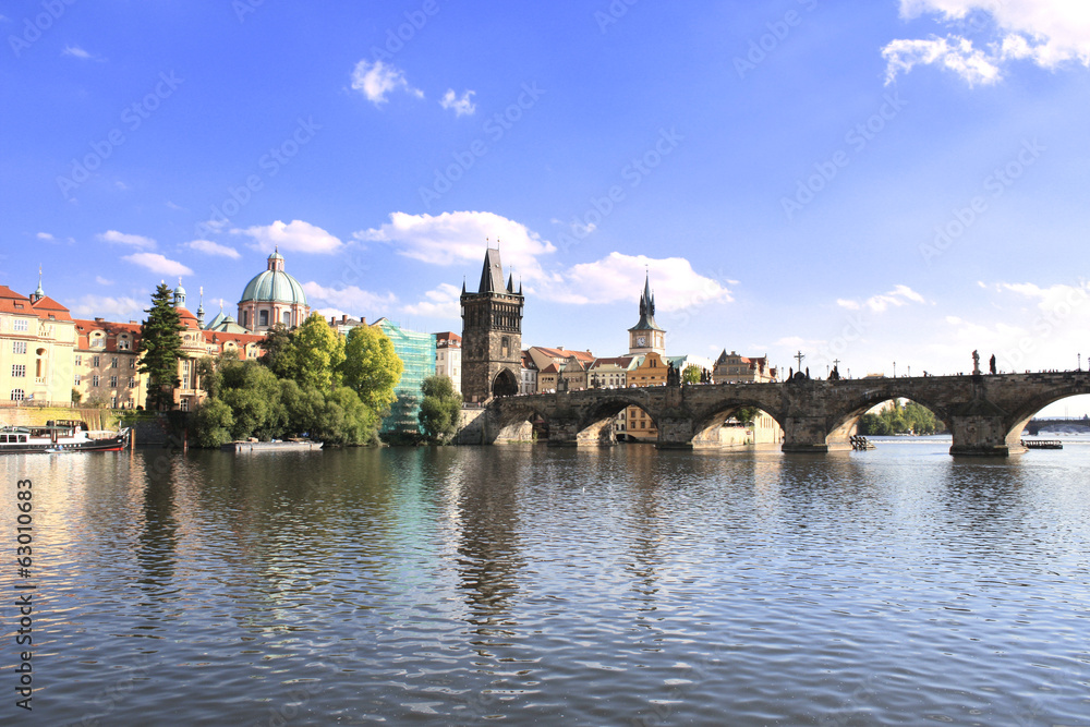 Charles bridge in Prague