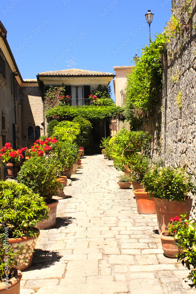 Fototapeta premium Street in San Marino