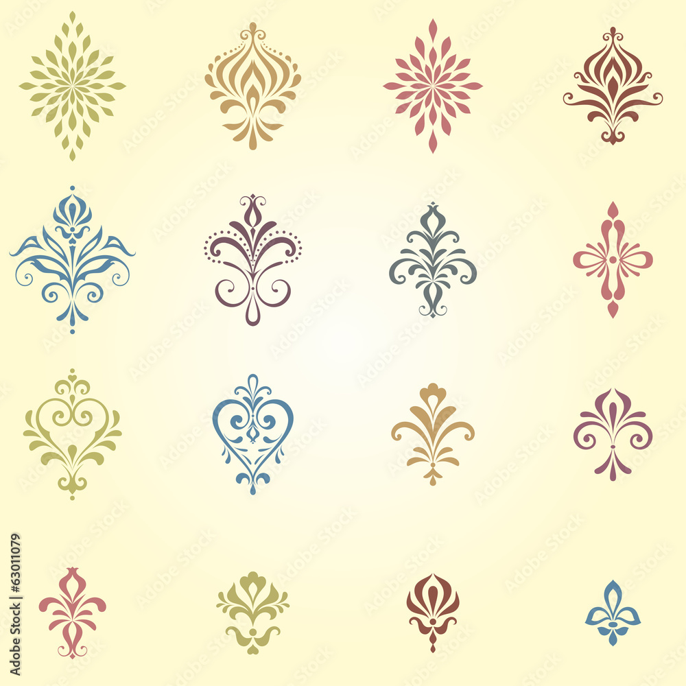 Ornate Calligraphic Elements Ornate Calligraphic Elements