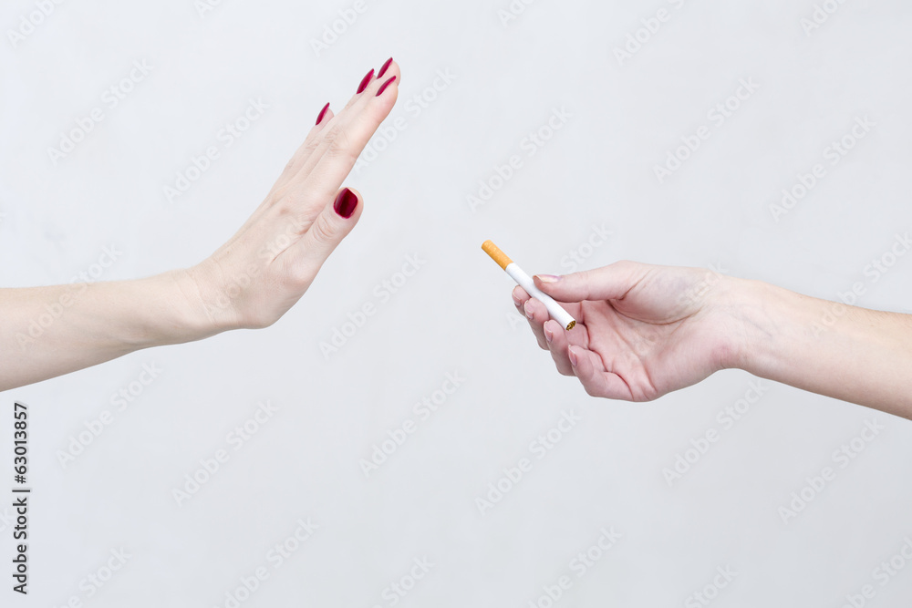 Stop smoking, on white background Stop smoking, on white background