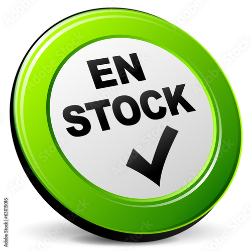 En stock icône
