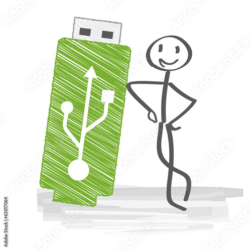 USB Stick, Datenspeicherung