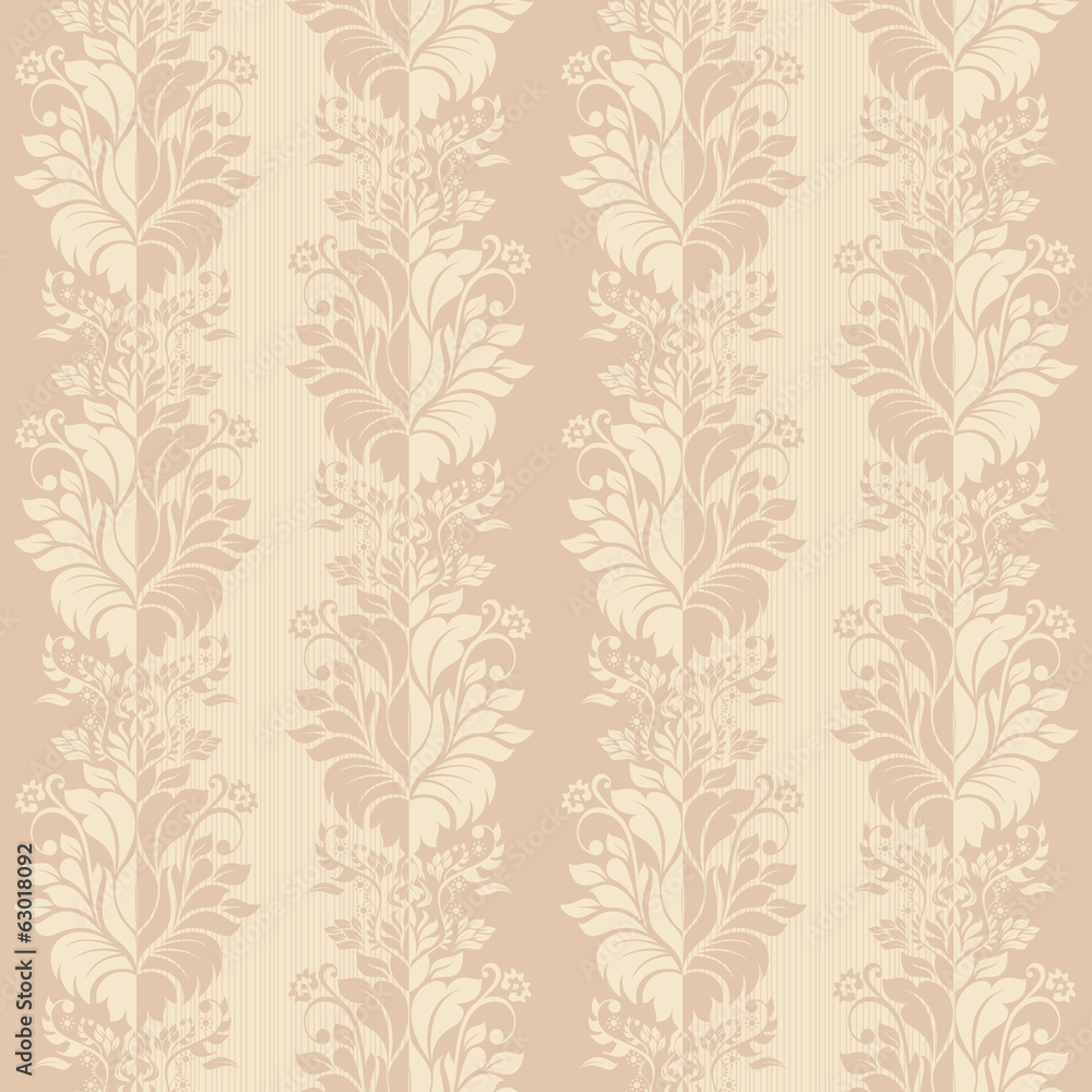 vintage seamless background in the style of baroque