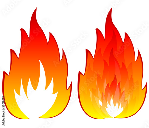 Vector flames
