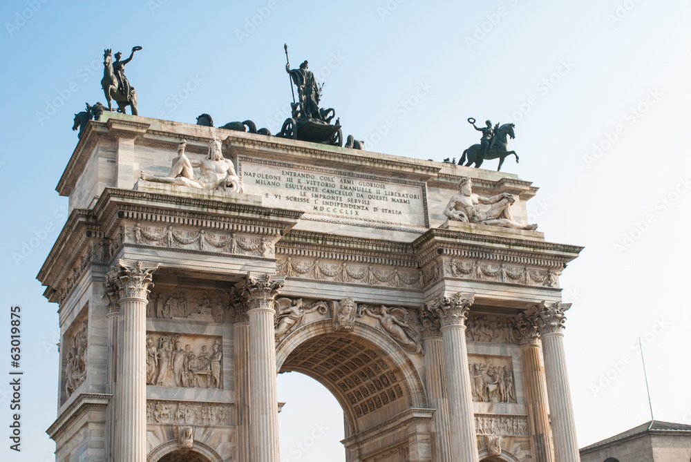 Arco della Pace, arco trionfale, Milano