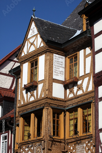 Half-timbered old house in Miltenberg, Germany