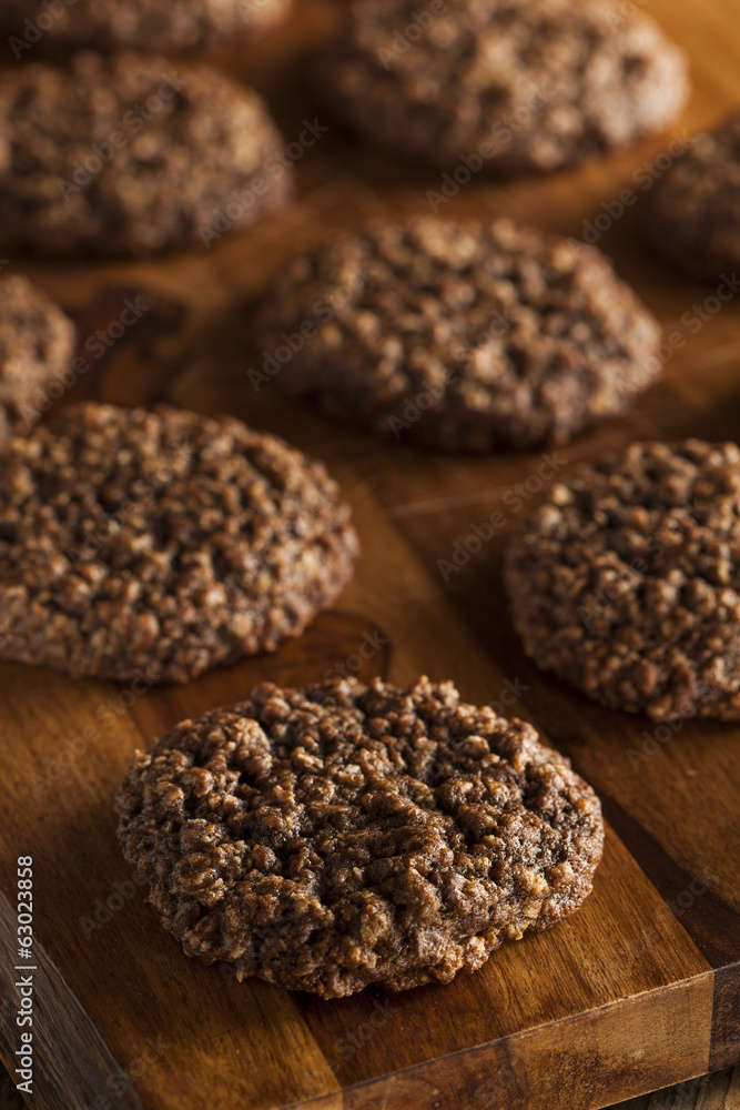 Double Chocolate Chip Oatmeal Cookies