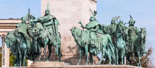 Chieftains of Hero's Square, Budapest