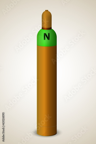 Single gas cylinder