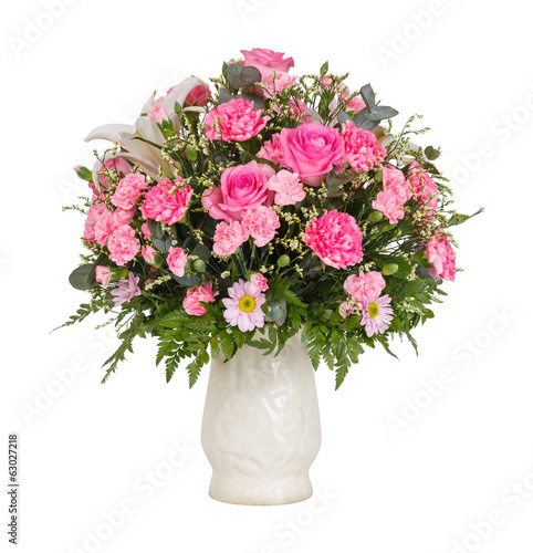 Fototapeta Naklejka Na Ścianę i Meble -  Pink flower bouquet