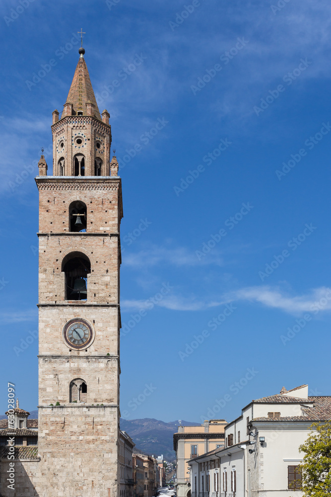 bell tower of Teramo,Italy
