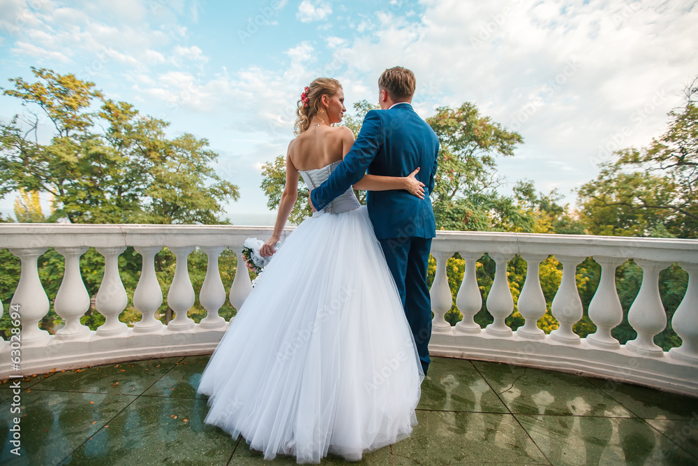 Fototapeta premium Bride and groom