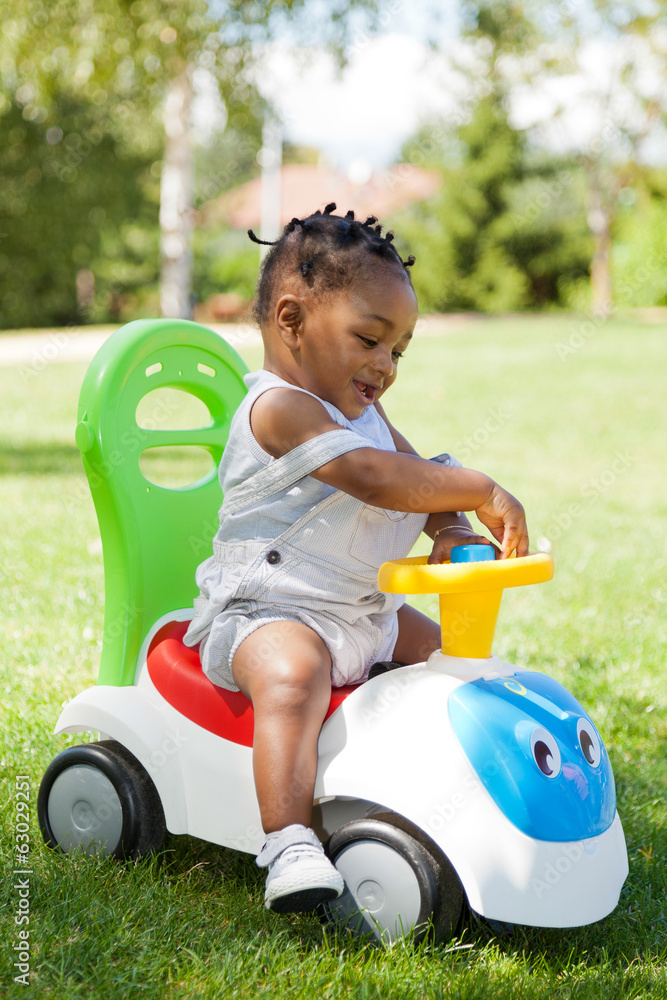 Adorable Little african american baby boy playing Adorable Little african american baby boy playing