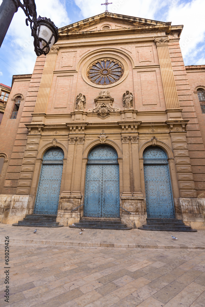 Obraz premium Valencia Jesuitas church near La Lonja Spain