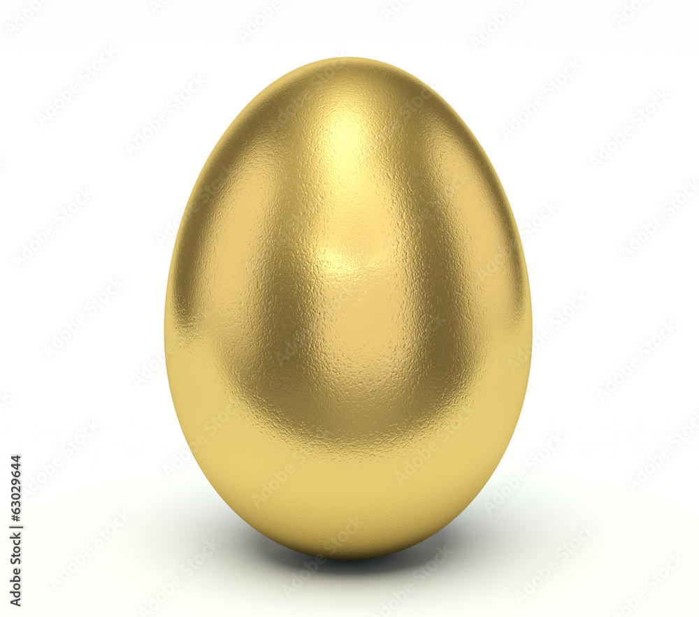 Golden egg. 3d render illustration. Golden egg. 3d render illustration.
