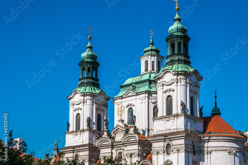 Canvas Print Church of St. Nicholas in Old Town Square, Prague