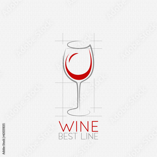 wine glass design background