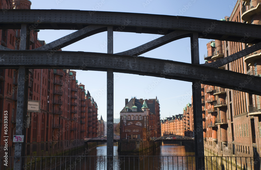 Fototapeta premium Speicherstadt - Hamburg