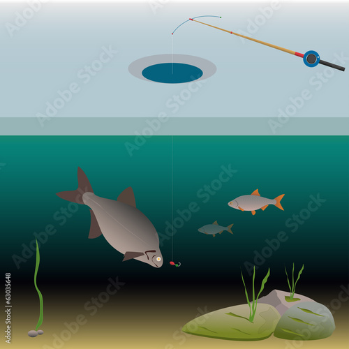 Fishing under ice