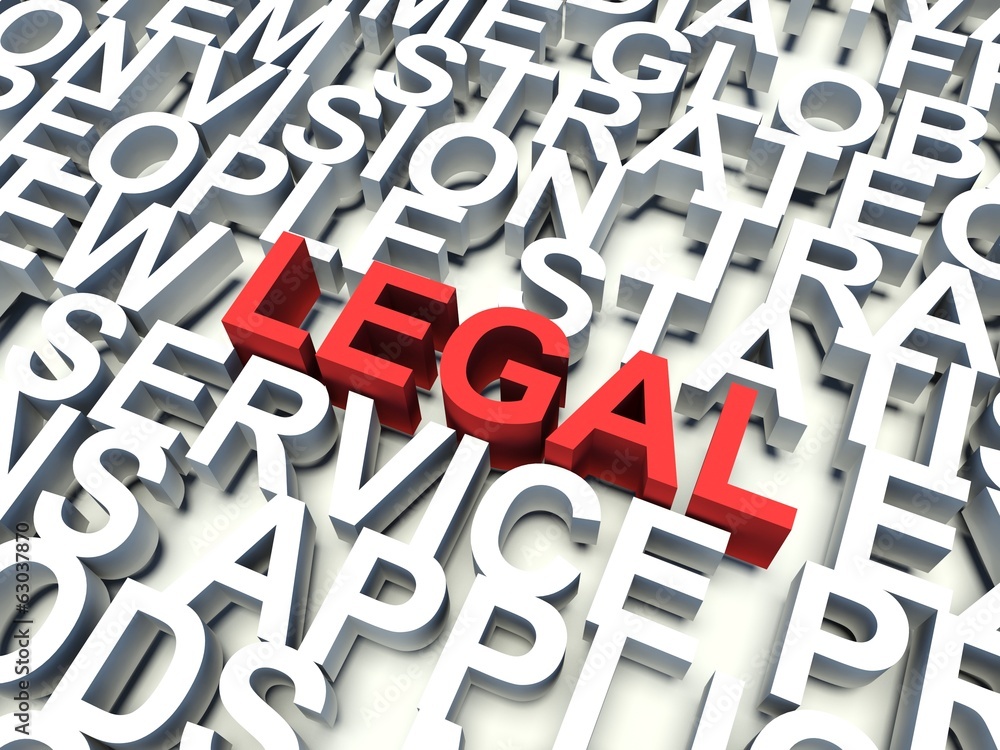 Word Legal in red. Keyword concept. Word Legal in red. Keyword concept.