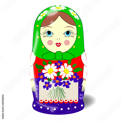 matryoshka, traditional russian nesting doll