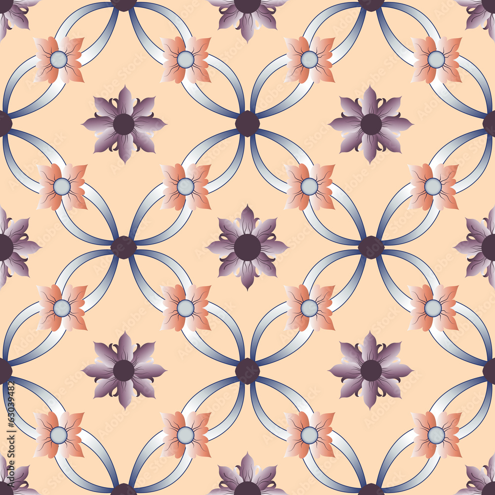 Old floral tiles Old floral tiles
