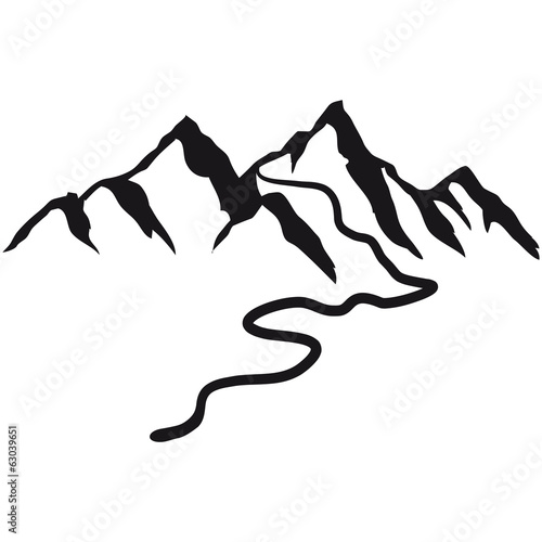 Schöne Berge Mit Wanderweg