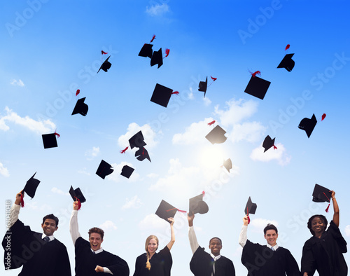 Graduating International Students Celebrating