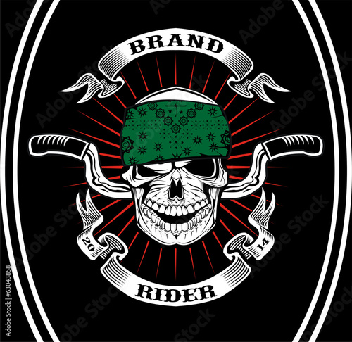 Skull Biker Rider