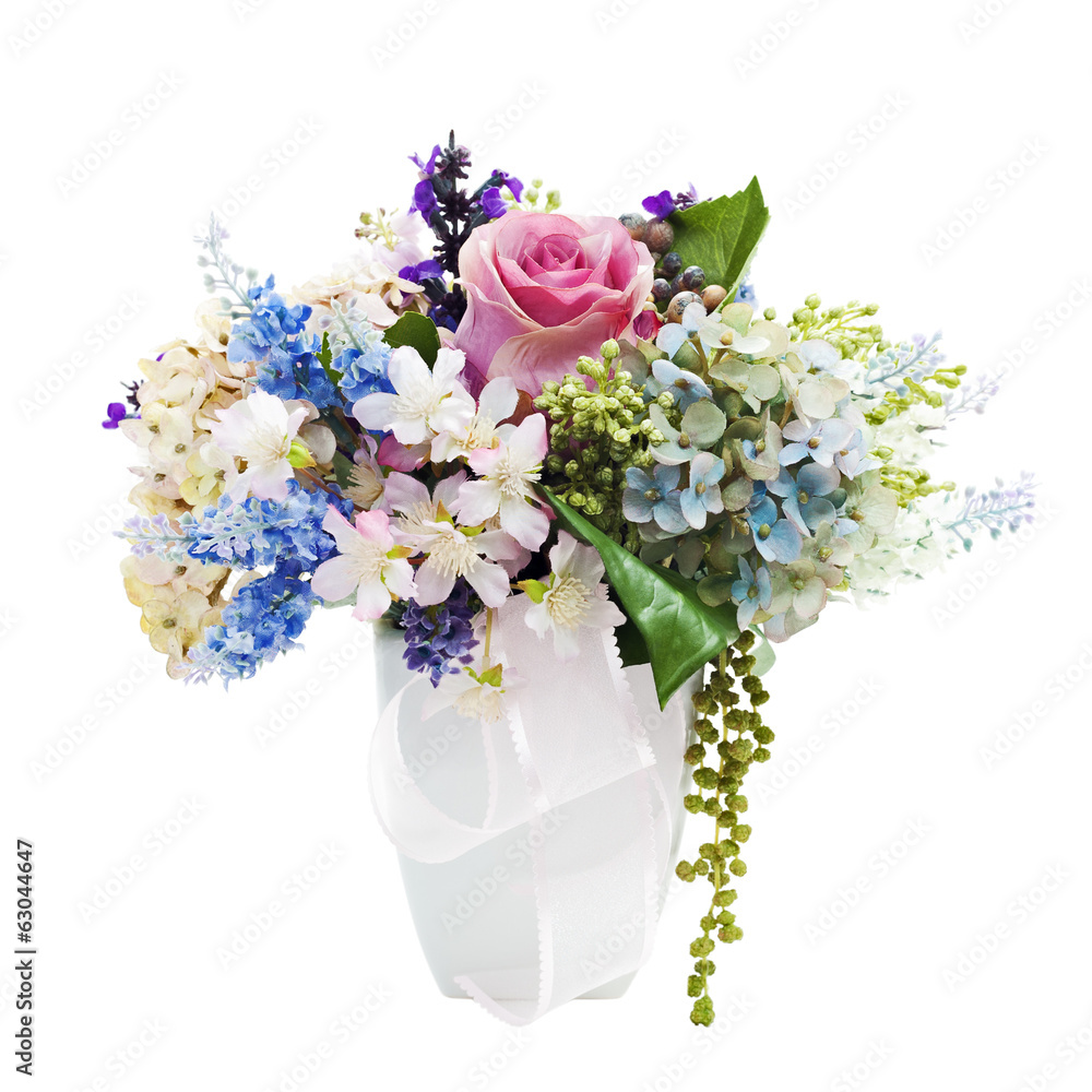Bouquet from artificial flowers. Bouquet from artificial flowers.
