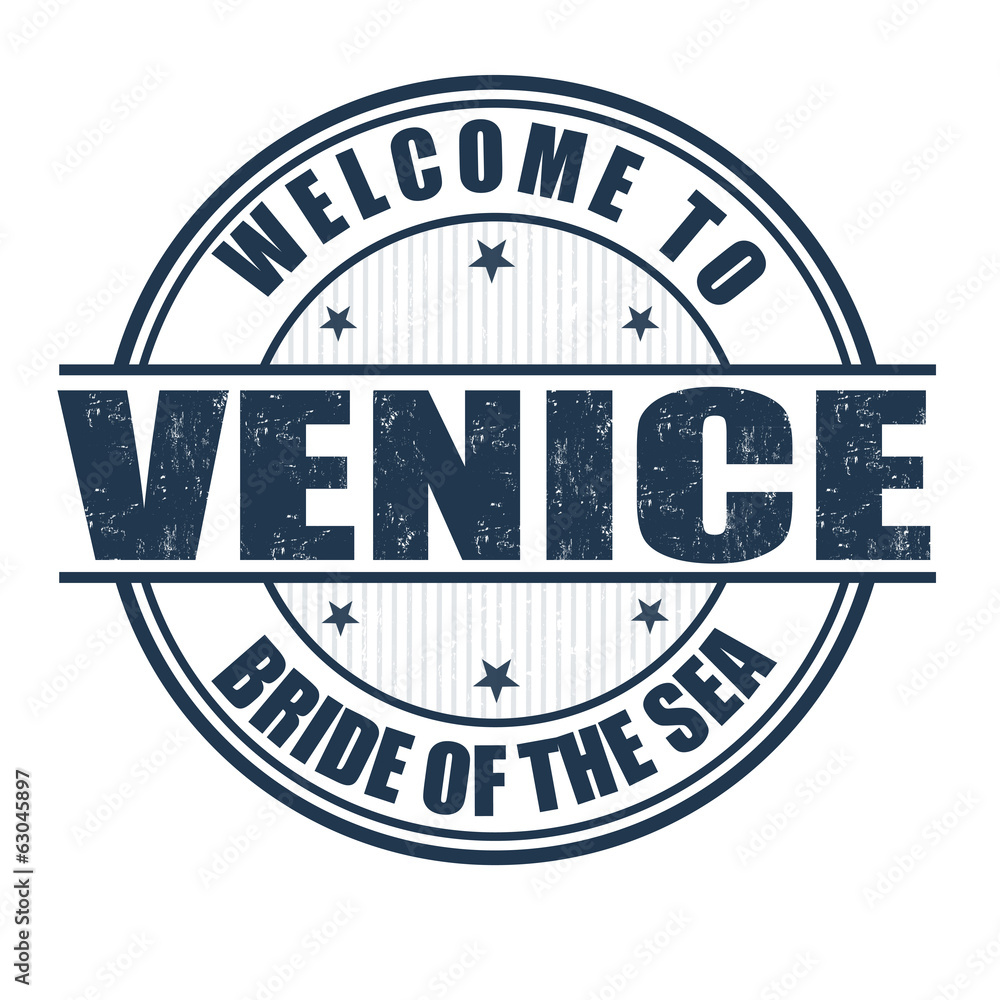 Welcome to Venice stamp
